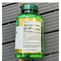 Viên bổ sung Magnesium Glycinate 240mg Nature's Bounty - Hỗ trợ sức khỏe và giấc ngủ, giảm lo âu, 180 viên