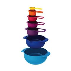 Bộ Dụng Cụ Xếp Lồng 7 Món Joseph Joseph 40033 - Dụng Cụ Nấu Ăn Tiết Kiệm Không Gian, Phù Hợp Cho Đầu Bếp Mới và Cắm Trại