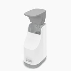 Bình xà phòng Joseph Joseph 70512 Slim Compact - Máy bơm xà phòng nhỏ gọn màu trắng xám cho bồn rửa nhà bếp