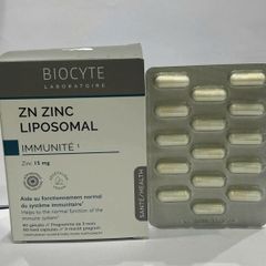 Viên uống bổ sung Zn Zinc Liposomal Biocyte 90 viên - Tăng cường sức đề kháng, hỗ trợ miễn dịch và sức khỏe sinh sản