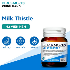 Viên Uống Blackmores Milk Thistle 42 Viên - Bổ Gan Hỗ Trợ Phục Hồi Tế Bào Gan - Sản Phẩm Chăm Sóc Sức Khỏe Từ Úc