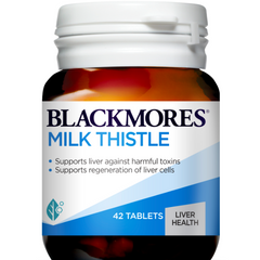 Viên Uống Blackmores Milk Thistle 42 Viên - Bổ Gan Hỗ Trợ Phục Hồi Tế Bào Gan - Sản Phẩm Chăm Sóc Sức Khỏe Từ Úc
