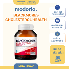 Viên uống Blackmores Cholesterol Health - 60 Viên Hỗ Trợ Kiểm Soát Cholesterol, Sức Khỏe Tim Mạch, Xuất Xứ Úc