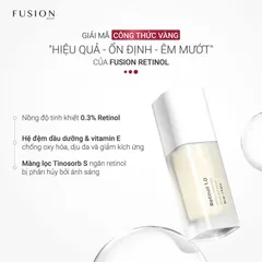 Kem Trẻ Hóa Da Chuyên Sâu Fusion Retinol 1.0 - Giải Quyết Nám Tàn Nhang, Tái Tạo Da, Chống Lão Hóa, Dưỡng Ẩm Tối Ưu