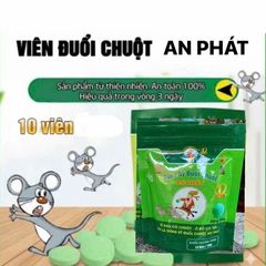 Viên đuổi chuột An Phát - Giải pháp tự nhiên hiệu quả, không độc hại, đuổi chuột, gián, muỗi trong bán kính 10m, an toàn cho gia đình.