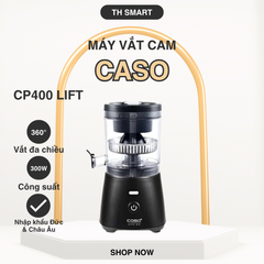 Máy Vắt Cam Tự Động CASO CP400 Lift 360 Độ - Thiết Kế Sang Trọng, Công Nghệ Vắt Tiên Tiến, Dễ Dàng Vệ Sinh tại Nhà