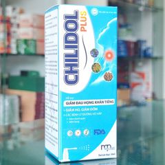 Xịt Họng Chilidol Plus 30ml - Giảm Ho, Đờm, Đau Họng, Khàn Tiếng - Sản Phẩm Cho Trẻ Em Từ 1 Tuổi Trở Lên