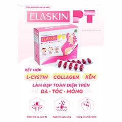 Viên Uống ELASKIN PT - Hỗ Trợ Làm Đẹp Da, Chống Lão Hóa, Giảm Tóc Gãy Rụng, Móng Chắc Khỏe - Hộp 60 Viên Nutraceuticals
