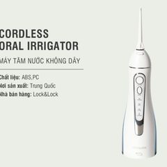 Máy Tăm Nước Không Dây Lock&Lock ENR156 - Thiết Bị Chăm Sóc Răng Miệng Tiện Lợi, Bảo Hành 12 Tháng, Chính Hãng
