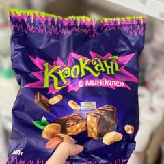 Socola Hạnh Nhân Đậu Phộng Kpokaht 500g - Món Ngon Béo Giòn Từ Nga, Hương Vị Thơm Ngon, Snack Vui Chơi, Quà Tặng Ý Nghĩa