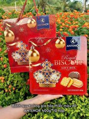 Bánh Quy Bơ Antenor Hộp Thiếc 400g - Bánh Quy Giòn Thơm Ngon, Món Ngon Thư Giãn Hoàn Hảo Cho Mọi Dịp