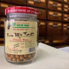 Mật Ong Nghệ Vàng Ban Mê Thuột 120g - Tăng Cường Sức Khỏe, Hỗ Trợ Tiêu Hóa, Làm Đẹp Da Tự Nhiên, Giải Pháp Hoàn Hảo Cho Gia Đình