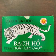 Cao Xoa Bóp Bạch Hổ Hoạt Lạc 20gr - Giảm Đau Nhức Cơ Bắp, Thư Giãn Tinh Chất Thiên Nhiên, An Toàn cho Sức Khỏe