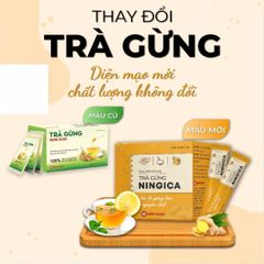 Trà Gừng Nam Dược Hộp 20 Gói x 3g - Hỗ Trợ Làm Ấm Cơ Thể, Giảm Nguy Cơ Cảm Lạnh, Hỗ Trợ Tiêu Hóa, Giảm Nôn