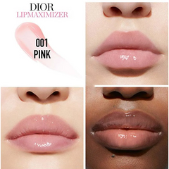 Set Son Dưỡng Dior Addict Lip Glow Balm & Maximizer 001 Pink - Bộ Chăm Sóc Môi Cao Cấp Từ Dior với Độ Bóng Tự Nhiên