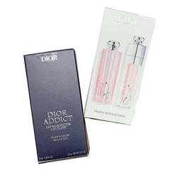 Set Son Dưỡng Dior Addict Lip Glow Balm & Maximizer 001 Pink - Bộ Chăm Sóc Môi Cao Cấp Từ Dior với Độ Bóng Tự Nhiên
