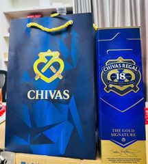 Rượu Whisky Chivas Regal 18 Năm 700ml - Hương Vị Tinh Tế, Đặc Sản Cao Cấp, Quà Tặng Tuyệt Vời cho Tín Đồ Whisky