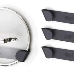 Bộ 4 Giá Treo Vung Thông Minh Joseph Joseph - Tích Hợp Gọn Gàng, Tiện Lợi Cho Bếp, Dán Dễ Dàng, Treo Vung Kính và Inox 16-24cm