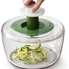 Rổ Quay Rau Joseph Joseph 20200 Duo Multi-Prep - Bộ Dụng Cụ Làm Salad Thông Minh 4 Món Với Bảo Vệ Ngón Tay An Toàn