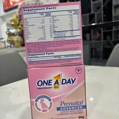 Viên Uống Dinh Dưỡng Cho Mẹ Bầu ONE A DAY PRENATAL ADVANCED - Bổ Sung Omega 3, Acid Folic, Vitamins & Minerals Hỗ Trợ Phát Triển Thai Nhi