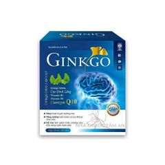 Viên uống Ginkgo Q10 - Hỗ trợ trí nhớ, giảm đau đầu, chóng mặt, mất ngủ - Bạch quả và Coenzyme Q10 cho người lớn tuổi, học sinh, sinh viên