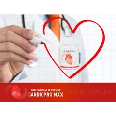 Thực phẩm bảo vệ tim mạch CARDIOPRO MAX - Hỗ trợ hoạt huyết và lưu thông khí huyết, giảm mỡ máu và nguy cơ xơ vữa động mạch