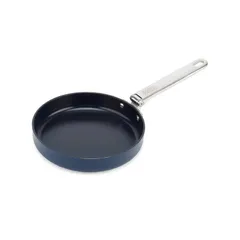Chảo Rán Joseph Joseph 24cm - Chảo Bếp Từ Cao Cấp Màu Midnight Blue, Chất Liệu Chống Dính An Toàn, Tiết Kiệm Không Gian