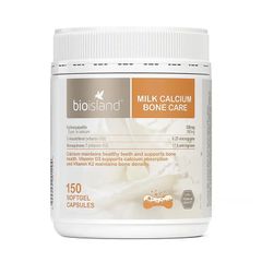 Bio Island Viên Uống Bổ Sung Canxi Milk Calcium Cho Người Lớn, Bà Bầu, Sau Sinh - Giúp Xương Khỏe Mạnh 150 Viên