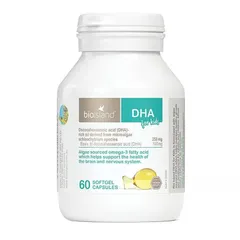 Viên uống DHA Bioiland Úc 60 viên - Hỗ trợ phát triển não bộ và thị lực cho trẻ, tăng cường trí tuệ và sức khỏe toàn diện