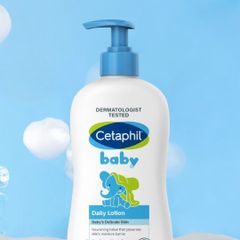 Sữa Dưỡng Ẩm Da Hàng Ngày Cho Bé Cetaphil Baby Daily Lotion 400ml - Dưỡng ẩm nhẹ nhàng cho làn da nhạy cảm, không gây kích ứng.