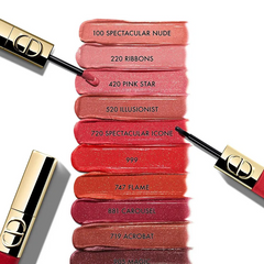 Son Kem Dior Rouge Dior Sequin Liquid Duo - Phiên Bản Giới Hạn 999 Màu Đỏ Thuần Sang Trọng Chính Hãng Dưỡng Ẩm Nổi Bật