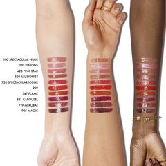 Son Kem Dior Rouge Dior Sequin Liquid Duo 520 Illusionist - Hồng Cam Nude Cao Cấp Chính Hãng, Phiên Bản Giới Hạn Lấp Lánh