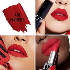Set Son Dior Mini Rouge Dior Lipstick 4 Màu - Bộ Son Cao Cấp Chính Hãng Từ Pháp, Màu Sắc Đa Dạng, Lên Màu Đẹp, Dưỡng Ẩm Mềm Mại