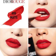 Set Son Dior Rouge Dior Lipstick 999 - 3 Màu Satin, Matte, Velvet Chính Hãng - Son Môi Cao Cấp Sang Trọng cho Phái Đẹp