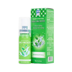 Xịt thơm miệng Aro Mouth 10ml - Khử mùi hôi miệng, giúp bạn có hơi thở thơm mát, chống viêm lợi và sâu răng hiệu quả