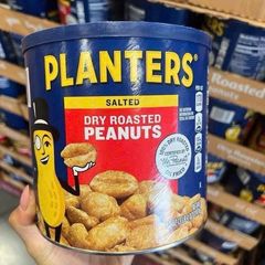 Hạt Đậu Phộng Rang Muối Planters 1.47kg - Snack Dinh Dưỡng Mỹ, Chất lượng Cao, Hạt Dinh Dưỡng Hấp Dẫn, Không Cholesterol