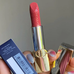Son Dior Rouge Dior Lipstick Limited Edition 720 Velvet - Son Môi Sang Trọng Màu Đỏ Hồng Nâu Chính Hãng, Hộp Vàng Thời Thượng