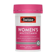 Vitamin Tổng Hợp Swisse Women’s Úc 60 Viên - Tăng Cường Sức Khỏe và Giảm Mệt Mỏi cho Phụ Nữ, Bổ Sung Dinh Dưỡng Hiệu Quả