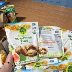 Quả Sung Sấy Khô Organic 1.13KG - Vị Ngọt Bùi Helf & Bổ Dưỡng Chống Bệnh Tật, Hương Vị Mỹ, Ăn Nhẹ hoặc Làm Bánh