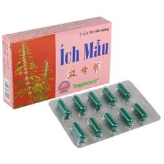 Viên Uống Ích Mẫu Traphaco Giảm Đau Bụng Kinh - Cân Bằng Kinh Nguyệt Không Đều - Hộp 20 Viên