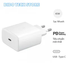 Bộ Sạc Nhanh SS 45W Type-C PD/PPS – Cáp CtoC An Toàn, Sạc Ổn Định, Tương Thích Nhiều Thiết Bị, Thời Gian Sạc Nhanh