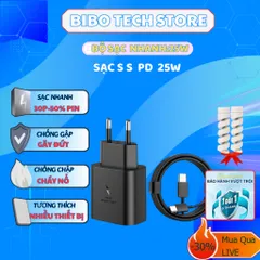 Bộ Sạc Nhanh 25W Type-C PD/PPS - Cáp CtoC Siêu Bền, Sạc Ổn Định Tương Thích Với Tất Cả Thiết Bị Samsung