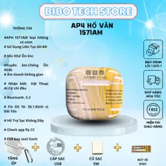 Tai Nghe Bluetooth AP4 1571AM Hổ Vằn - Mic Khử Ồn ENC, Kết Nối Bluetooth 5.3, Pin 6–8 Giờ, Tặng Phụ Kiện Chất Lượng