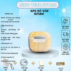 Tai Nghe Bluetooth AP4 1571AM Hổ Vằn - Mic Khử Ồn ENC, Kết Nối Bluetooth 5.3, Pin 6–8 Giờ, Tặng Phụ Kiện Chất Lượng