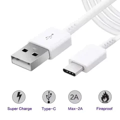 Cáp Sạc Type-C 1m - Hỗ Trợ Sạc 2A, Truyền Dữ Liệu Nhanh, Tương Thích Android, Dây Chắc Chắn, Giảm Nóng Khi Sạc