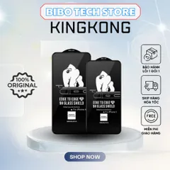 Kính Cường Lực KingKong Xịn Full Màn cho iPhone X/XS đến 17 Pro Max - Siêu Cứng, Bảo Vệ Màn Hình, Chống Vỡ và Xước, Giao Hàng Nhanh