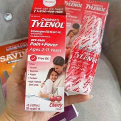 Siro Hạ Sốt Trẻ Em - Children's Tylenol Mỹ, Giảm Đau Nhức & Hạ Sốt An Toàn cho Bé 2-10 Tuổi
