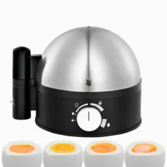 Máy Luộc Trứng WMF Stelio Inox Cromargan 18/10 Nhập Khẩu Đức - Tự Động Nấu 1-7 Trứng, Chỉnh 3 Mức Chín, An Toàn và Tiện Lợi