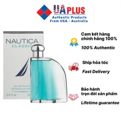 Nước Hoa Nam Nautica Classic 100ml - Hương Cam Bergamot, Gỗ Đàn Hương, Phong cách Mạnh Mẽ, Nam Tính và Quyết Đoán