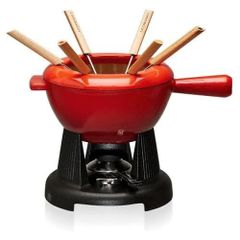 Bộ nồi lẩu điện LeCreuset Fondue Set 2,1L - Dùng làm lẩu pho-mát, chocolate, hoàn hảo cho bữa tối cùng bạn bè và gia đình